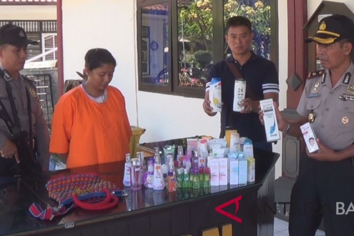 Pengutil barang pada beberapa swalayan di Jembrana tertangkap