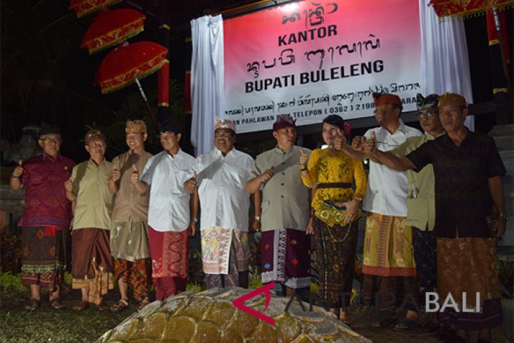 Buleleng mulai terapkan penggunaan Aksara Bali