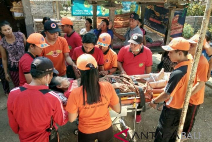 BPBD Jembrana bawa korban gempa ke RSU