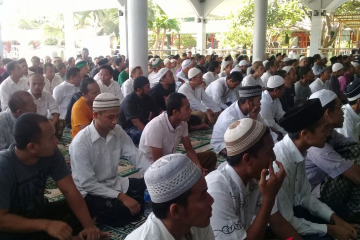 Ratusan Warga Binaan LP Kerobokan Denpasar rayakan Maulid Nabi