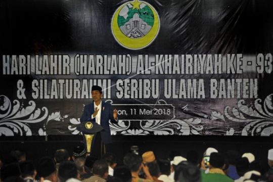 Presiden Jokowi Hadiri Harlah Al-Khairiyah Cilegon