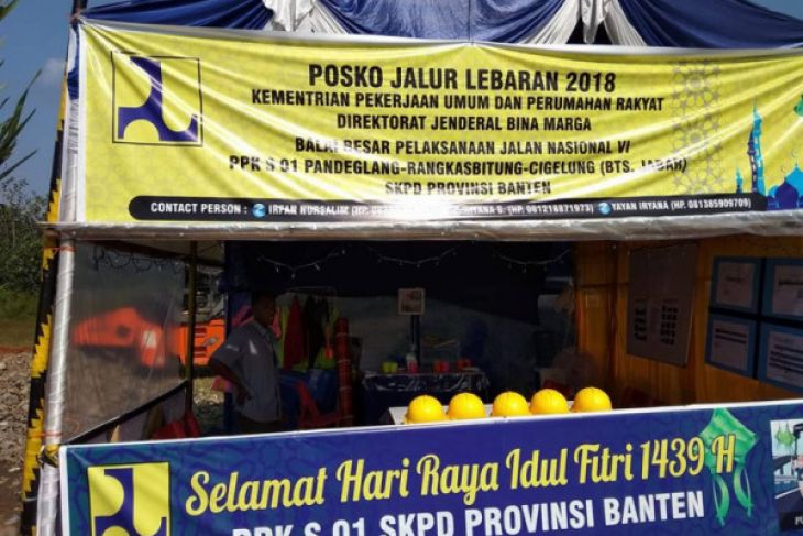 Arus Mudik - DPUPR Banten Dirikan Posko Mudik