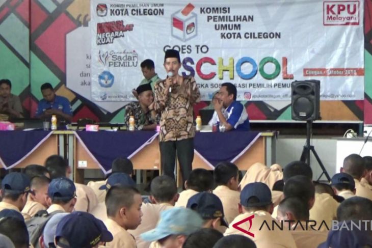 KPU Cilegon Sosialisasi Pemilu Pada Pemilih Pemula Melalui