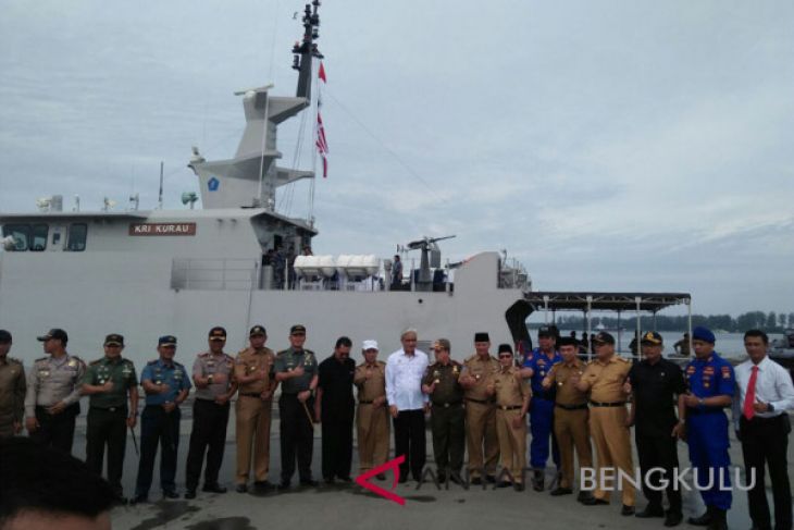 KRI Kurau patroli di perairan Bengkulu