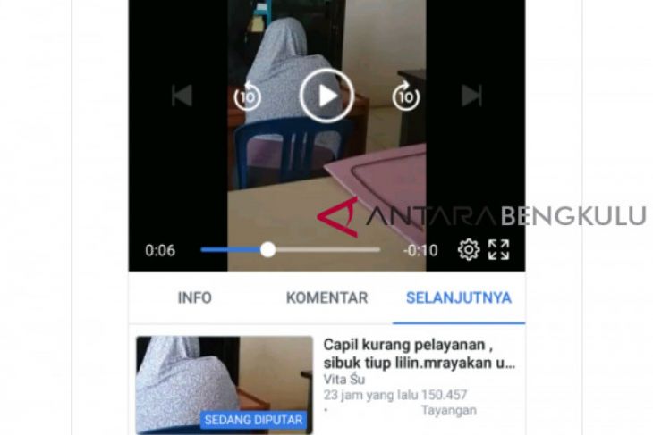 Ada ultah di Dukcapil di tengah pelayanan masyarakat