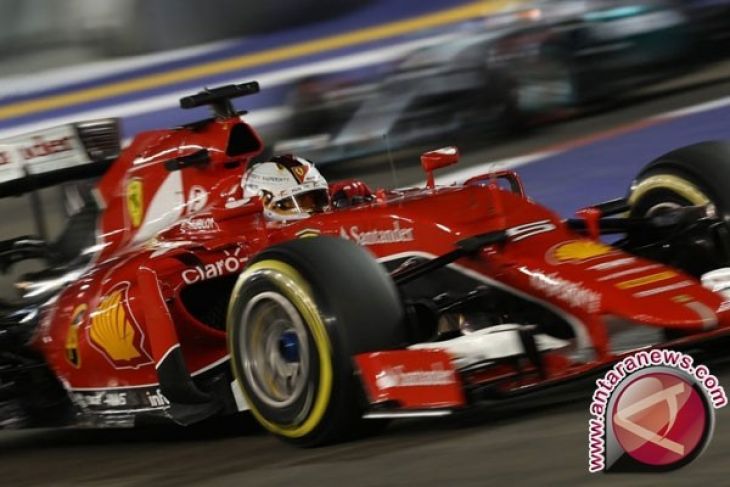 Vettel raih kemenangan ke-50 di Formula 1