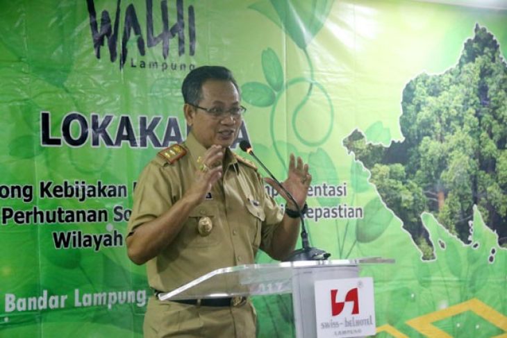 Provinsi Lampung Berhasil Mengurangi Kerusakan Hutan