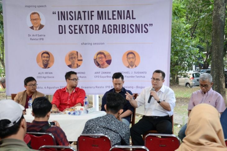Rektor IPB optimis entrepreneur dari kalangan milenial akan semakin banyak