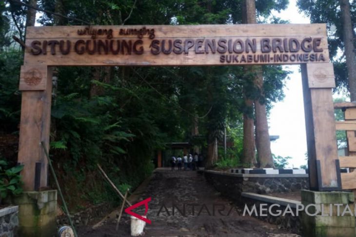 Wow, jembatan gantung terpanjang se-Asia jadi ikon Sukabumi