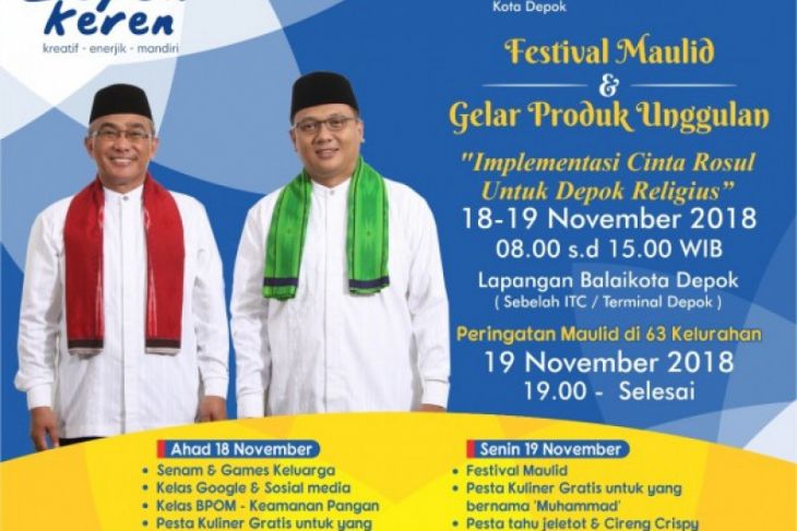 Depok siapkan produk unggulan pada acara Maulid