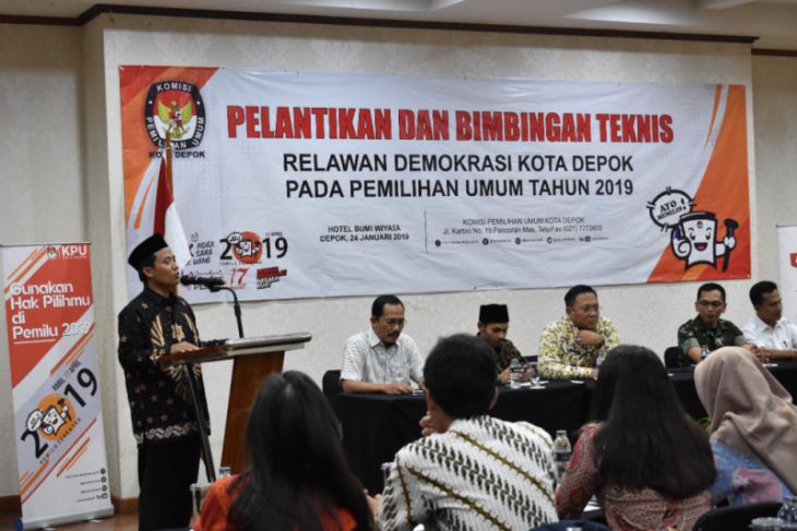 KPU Depok targetkan partisipasi pemilih 80 persen