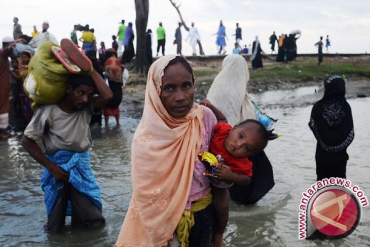 Pengungsi Rohingya di Bangladesh capai 536.000