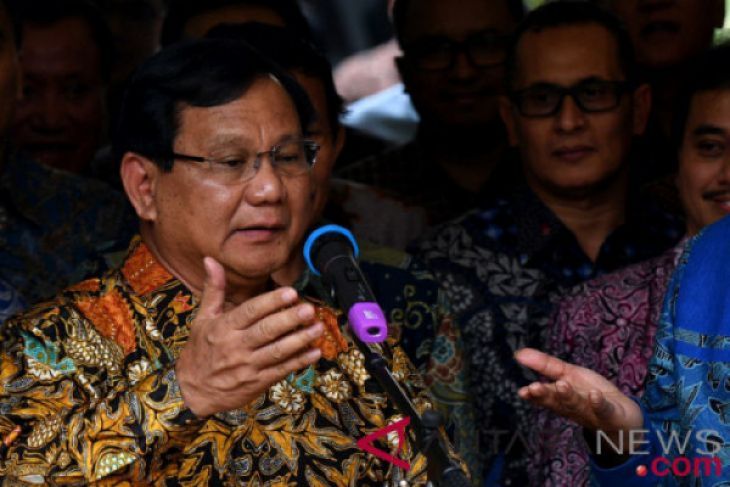 Gerindra: Capres-Cawapres Daftar Setelah Shalat Jumat