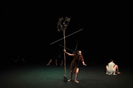 Teater Potlot pentaskan naskah "Rawa Gambut" di Jambi
