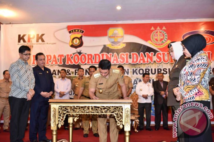Jambi Bersama KPK Komitmen Cegah Korupsi
