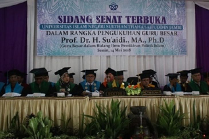 Prof Suaidi dikukuhkan guru besar UIN Jambi