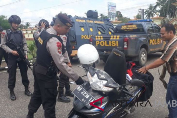 Polres Batanghari tingkatkan pengamanan.