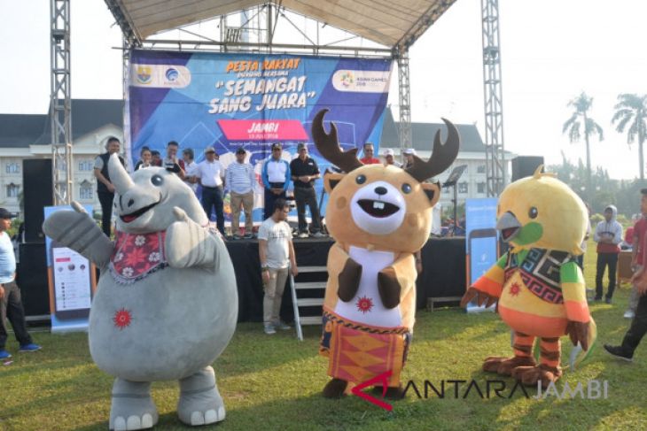 Pemprov Jambi gelar pesta rakyat semarakan Asian Games