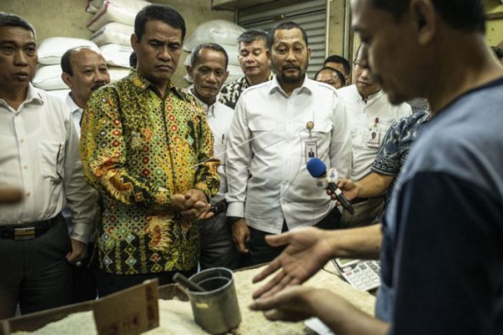 Mentan pastikan pasokan beras aman dan harga normal
