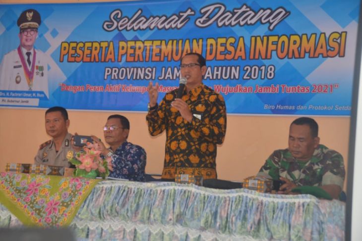 Humas Pemprov Jambi gelar pertemuan Desa Informasi