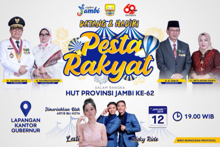 Pesta rakyat HUT Provinsi Jambi dimeriahkan artis dangdut ibukota