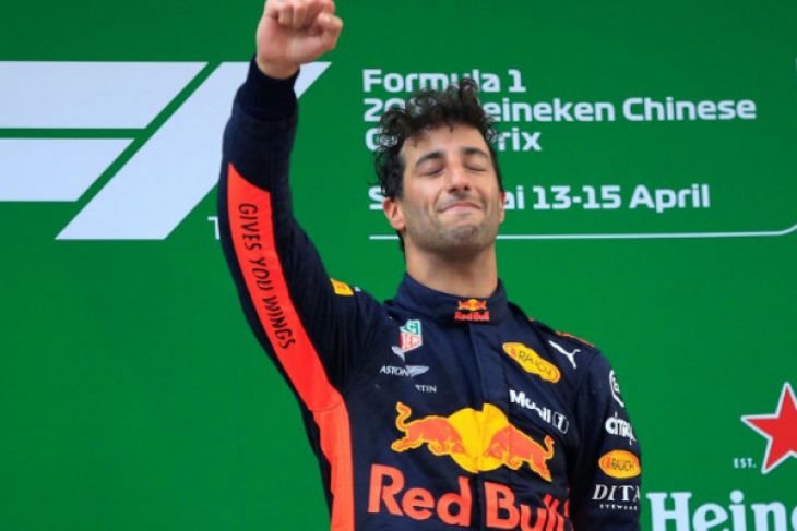 Grand Prix China Dijuarai Ricciardo