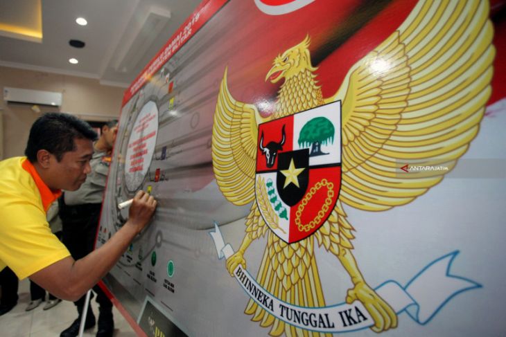 Kapolres Malang Ajak Masyarakat Ciptakan Pemilu 2019 Damai