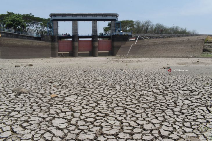 Volume Air Waduk di Lamongan Mulai Menipis