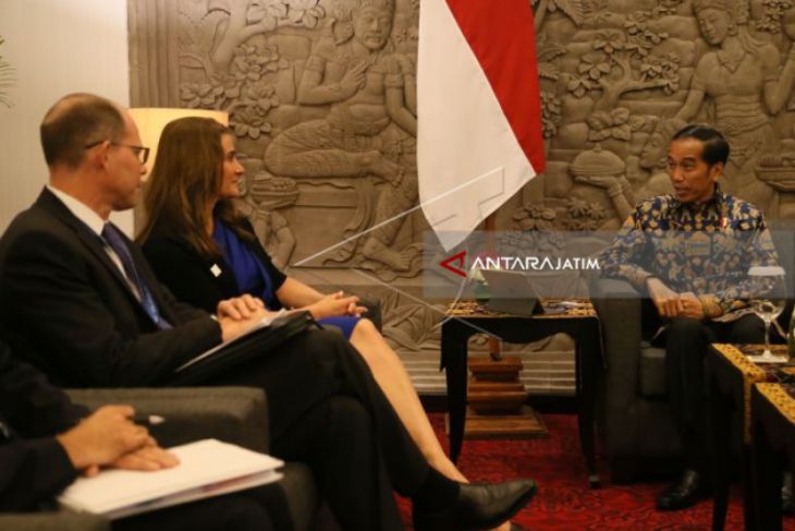 Jokowi Meets With Melinda Gates