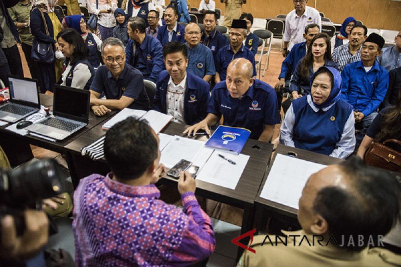 Partai NasDem Jabar daftarkan 120 bakal caleg ke KPU