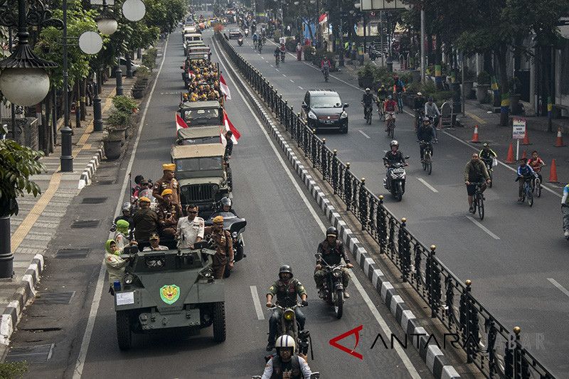 Parade juang Legiun Veteran