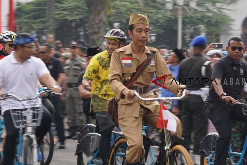 Ternyata, sepeda ontel yang dikendarai Presiden tak miliki rem