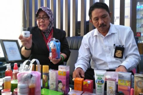 Balai BPOM Pontianak sita 4.198 kosmetik ilegal