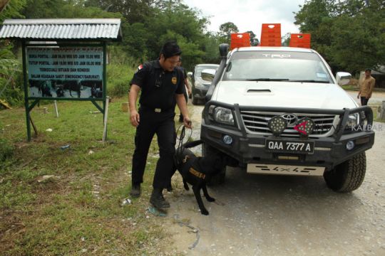 Patroli Bea Cukai di Jagoi Babang