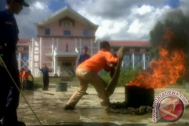 Simulasi karhutla Kapuas Hulu