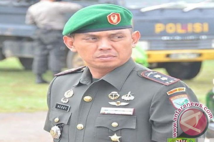 Dandim Sanggau Siagakan Pasukan Waspada Bencana