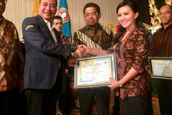 Karolin jadi pembina terbaik karang taruna