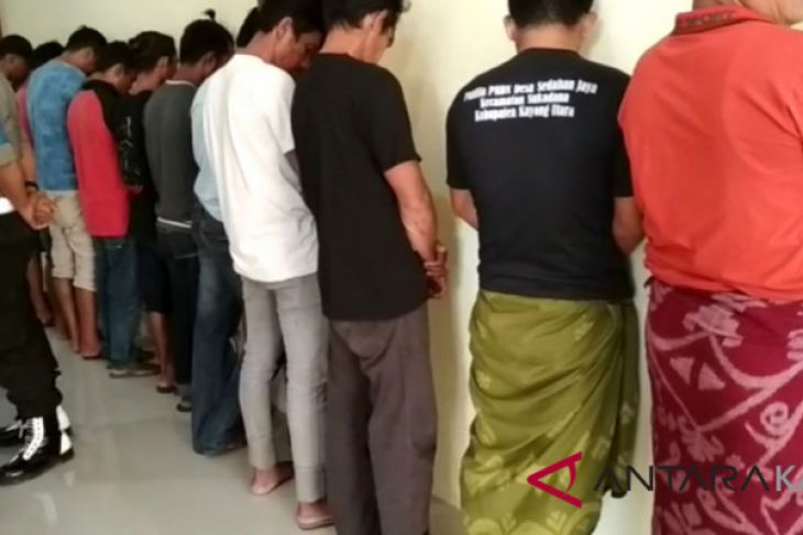 Polres KKU tangkap selusin penjudi