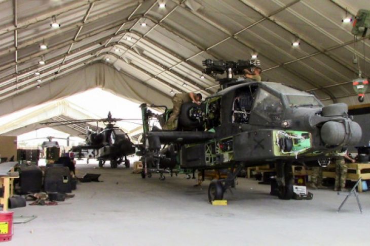 TNI terima delapan Helikopter Apache buatan AS