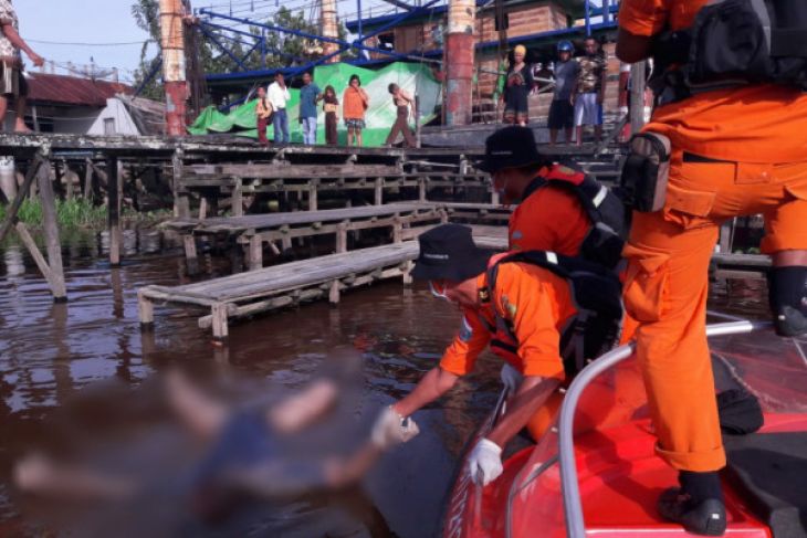 Herman ditemukan sudah tewas di Sungai Kapuas