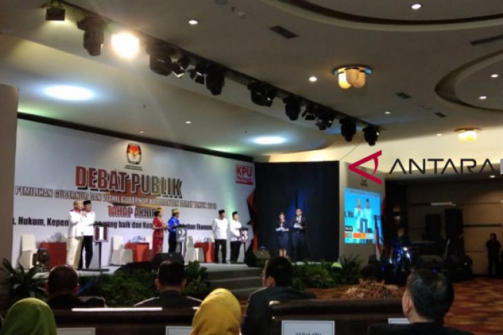 Debat Publik Cagub dan Cawagub Kalbar 2018 tahap tiga