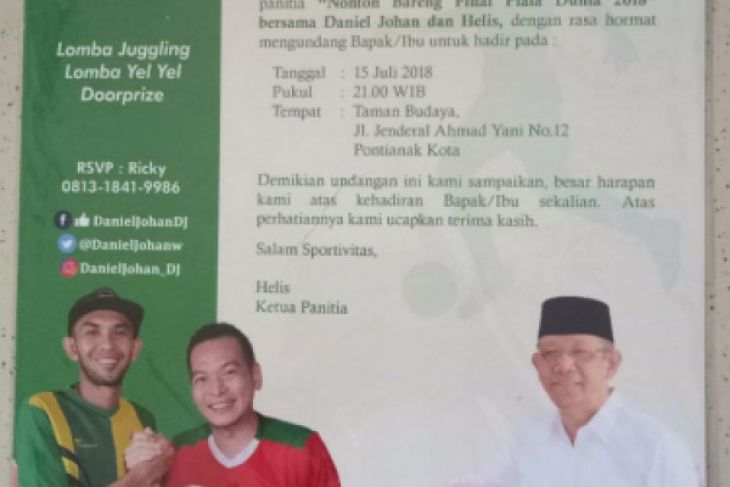 Anggota DPR gelar nobar final Piala Dunia