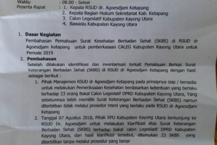 Berkas 23 bacaleg masih polemik