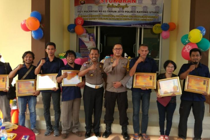 Satlantas Kayong Utara apresiasi jurnalis