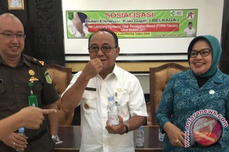 Dinkes Tabalong Canangkan Pemberian Obat Massal Filariasis