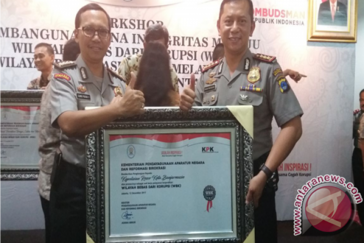 Polresta Banjarmasin Satuan Kerja Berpredikat Bebas Korupsi