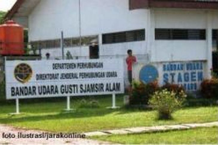 Perluasan terminal Bandara Gusti Syamsir Alam dilanjutkan