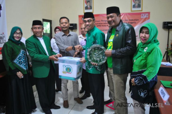 PPP Banjarbaru pertama daftarkan bacaleg ke KPU