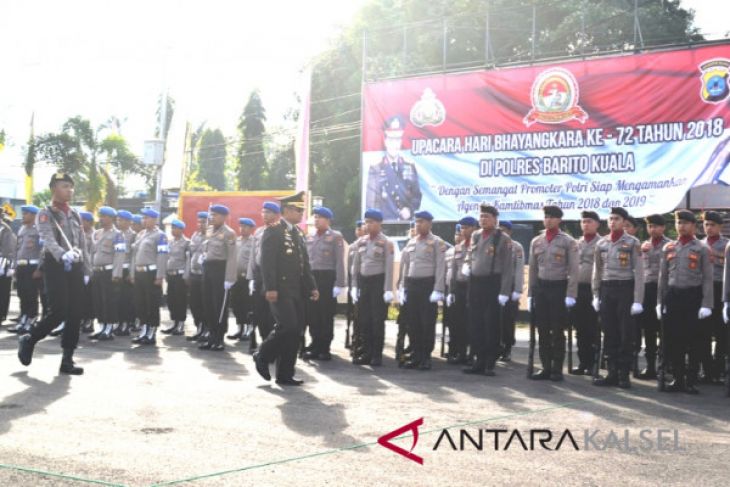 Wabup Hadiri HUT Bhayangkara ke-72