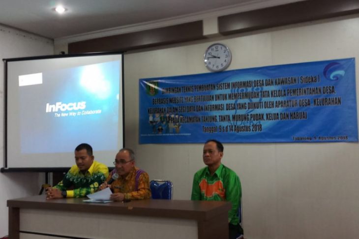 Aparat Desa Ikuti Bimtek Pembuatan Sistem Informasi